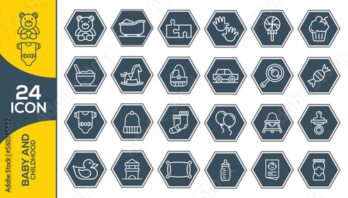 BABY ICON SET DESIGN