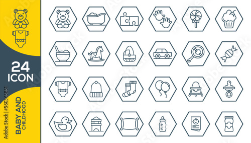 BABY ICON SET DESIGN