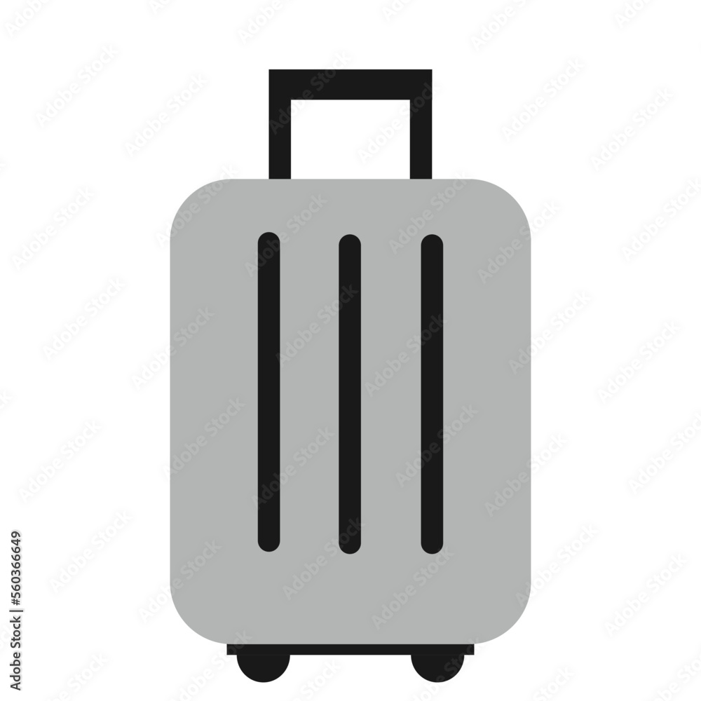 travel suitcase icon vector travel suitcase icon vector