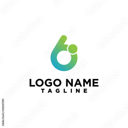 Illustration Vector Graphic of Six Degree Technology Logo