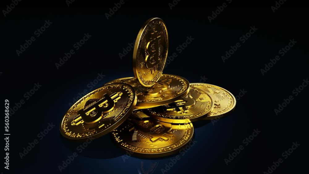 Bitcoin animation and Background