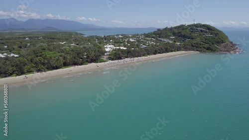 Wallpaper Mural Panoramic View Over Four Mile Beach In Port Douglas, Australia - drone shot Torontodigital.ca