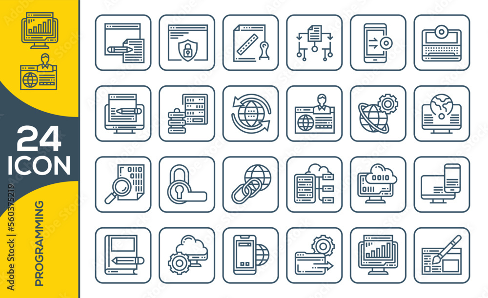 PROGRAMMER ICON SET DESIGN PROGRAMMER ICON SET DESIGN