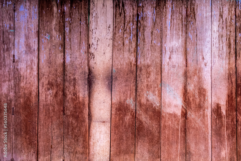 Old brown wood background made of dark natural wood in grunge style. Natural raw planed texture of coniferous pine. The surface of the table to shoot flat lay. Copy space Old brown wood background made of dark natural wood in grunge style. Natural raw planed texture of coniferous pine. The surface of the table to shoot flat lay. Copy space