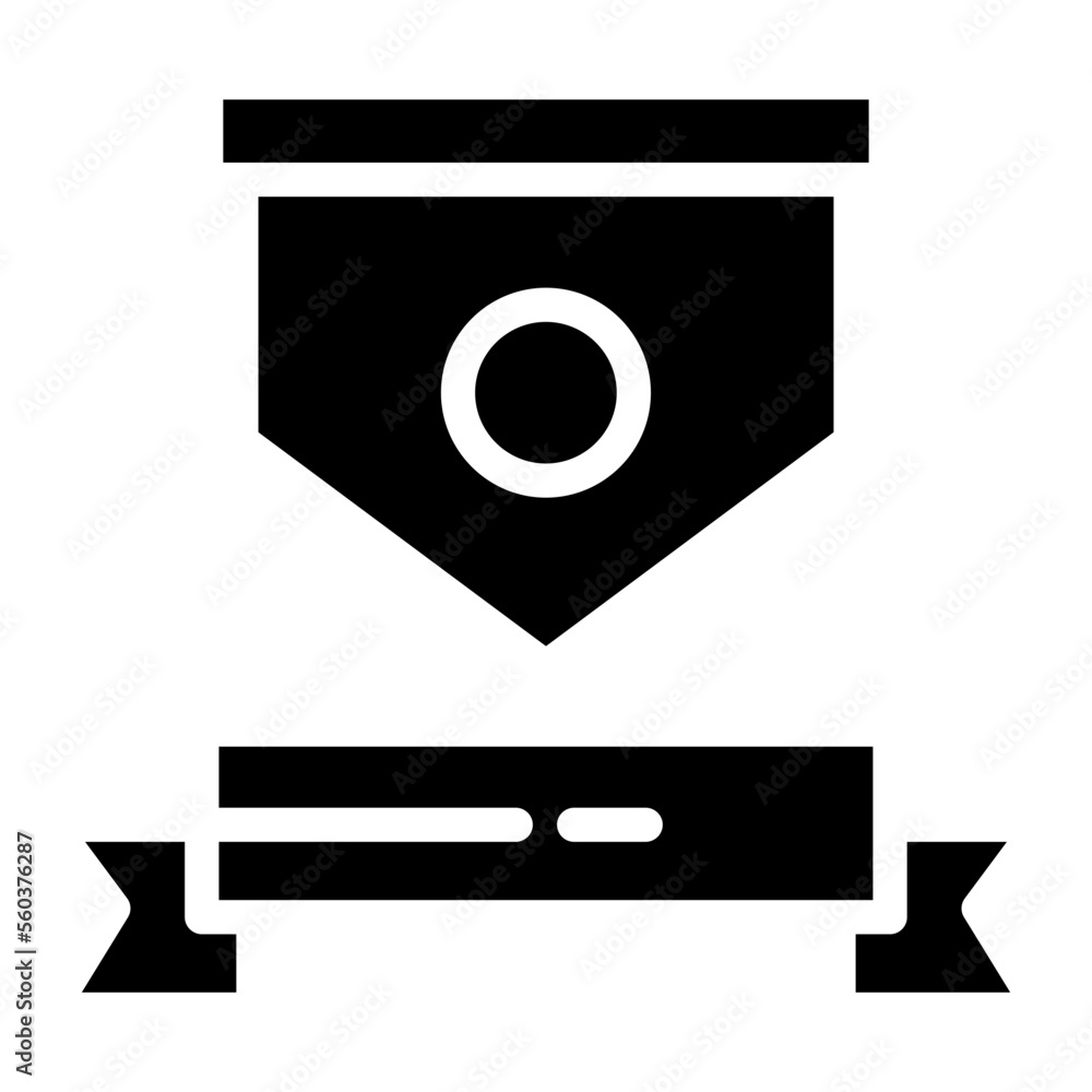 award ribbon glyph award ribbon glyph
