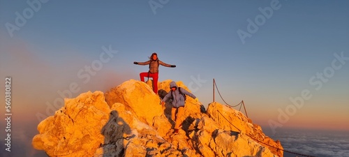 Sunrise at summit El Teide, Tenerife, Canary Islands, Spain