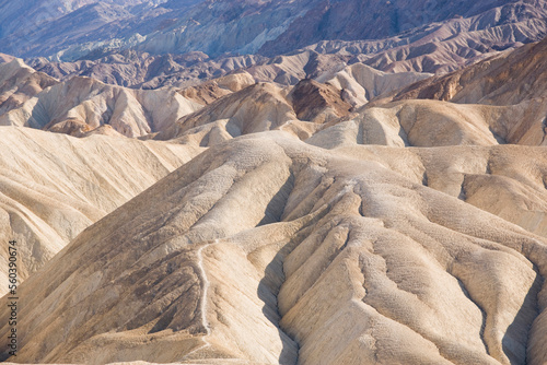 View of rock formations in California.