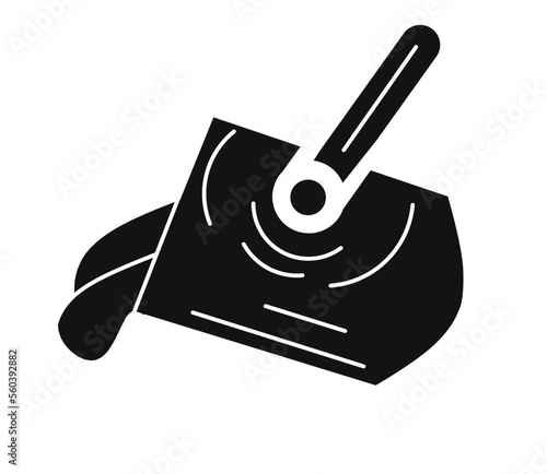 Casting process in metallurgy or metallurgical production industry vector icon