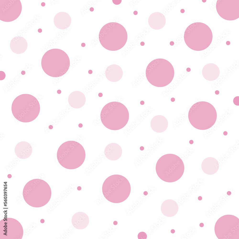 Pink dots on a white background. Pink dots on a white background.