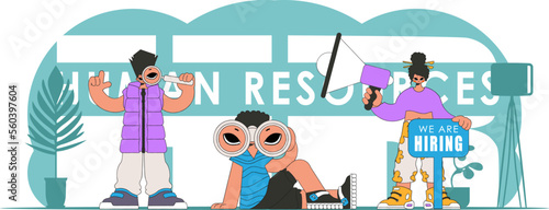 Topic HR specialists. Employees of the sphere Human resource and personnel attraction.