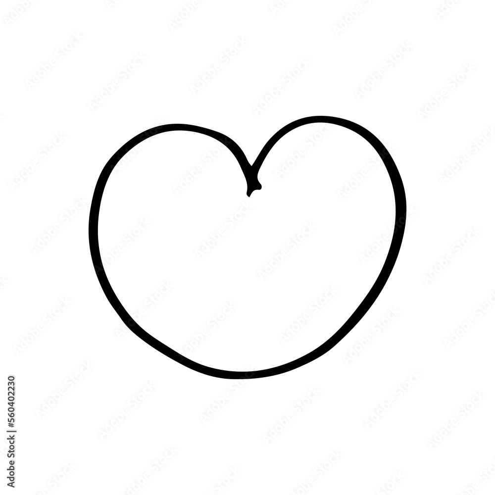 Vector icon of heart drawn in one line. Illustration for valentine's day. Vector icon of heart drawn in one line. Illustration for valentine's day.
