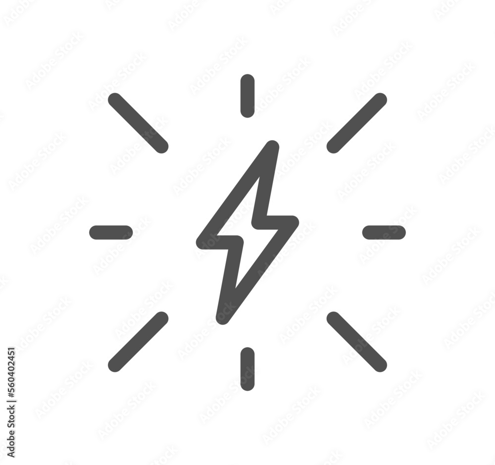 Energy related icon outline and linear vector. Energy related icon outline and linear vector.