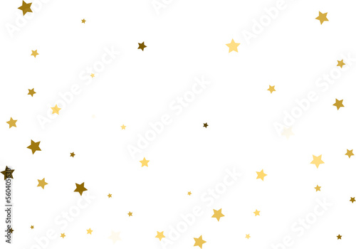 Random falling gold stars.