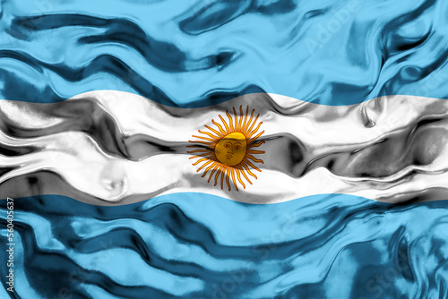 National flag  of Argentina. Background  with flag  of Argentina. photo