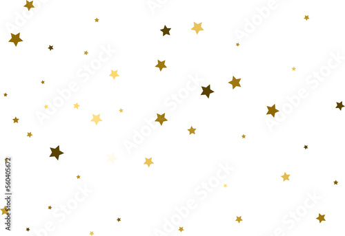 Random falling gold stars.