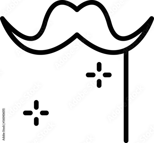 Party mustache Vector Icon

