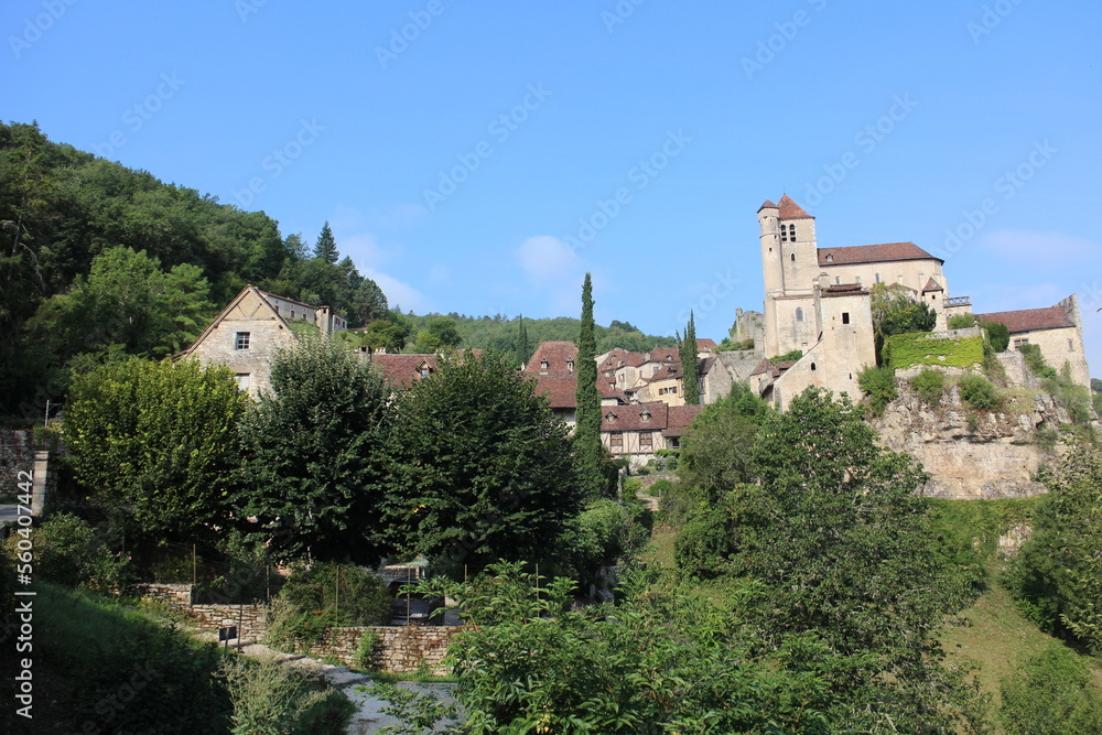 Saint-Cirq-Lapopie, the beautiful village in France