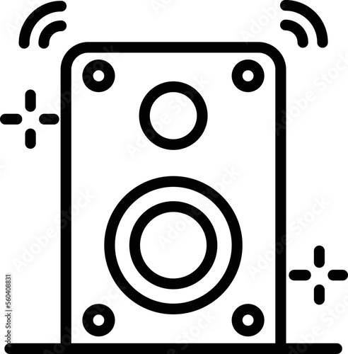 Party Woofer Vector Icon
