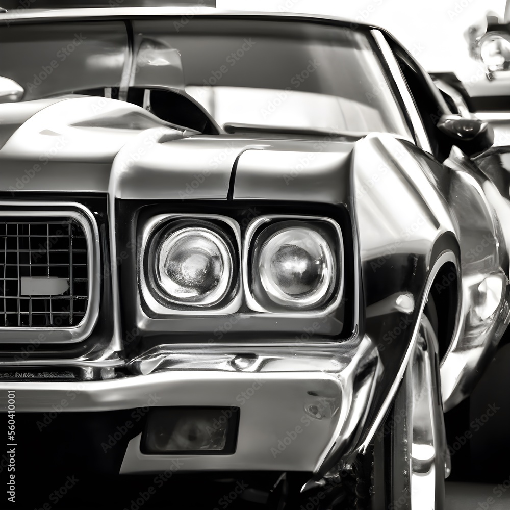 Fototapeta premium Classic muscle car
