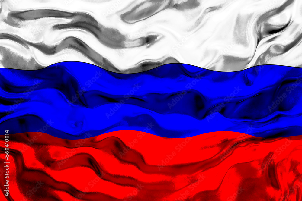 Fototapeta premium National Flag of Russia. Background with flag of Russia.