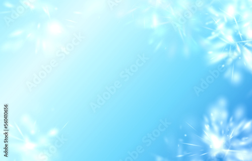 blue abstract background with stars