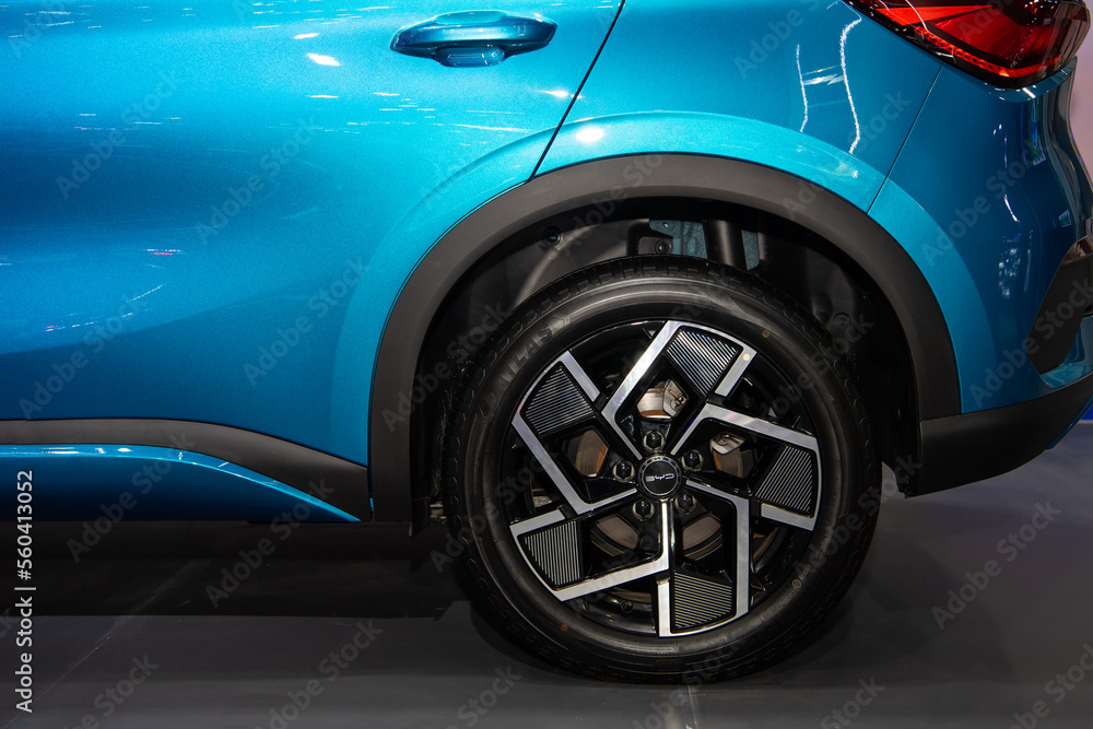 Bangkok November 30 Byd Atto 3 Ev Car On Display At The 39th