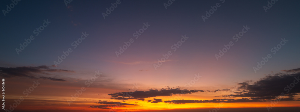 sunset over the sea nature cover banner concept background	
