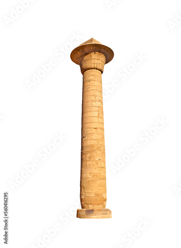 Obraz na płótnie Decoration column of Karnak temple in Egypt, UNESCO World Heritage Site