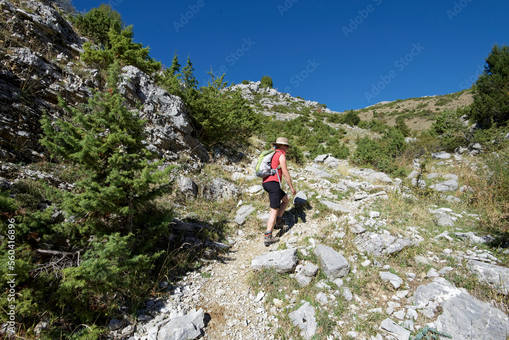 Griechenland - Zagori - Tsepelovo - Pindosgebirge - Wanderer