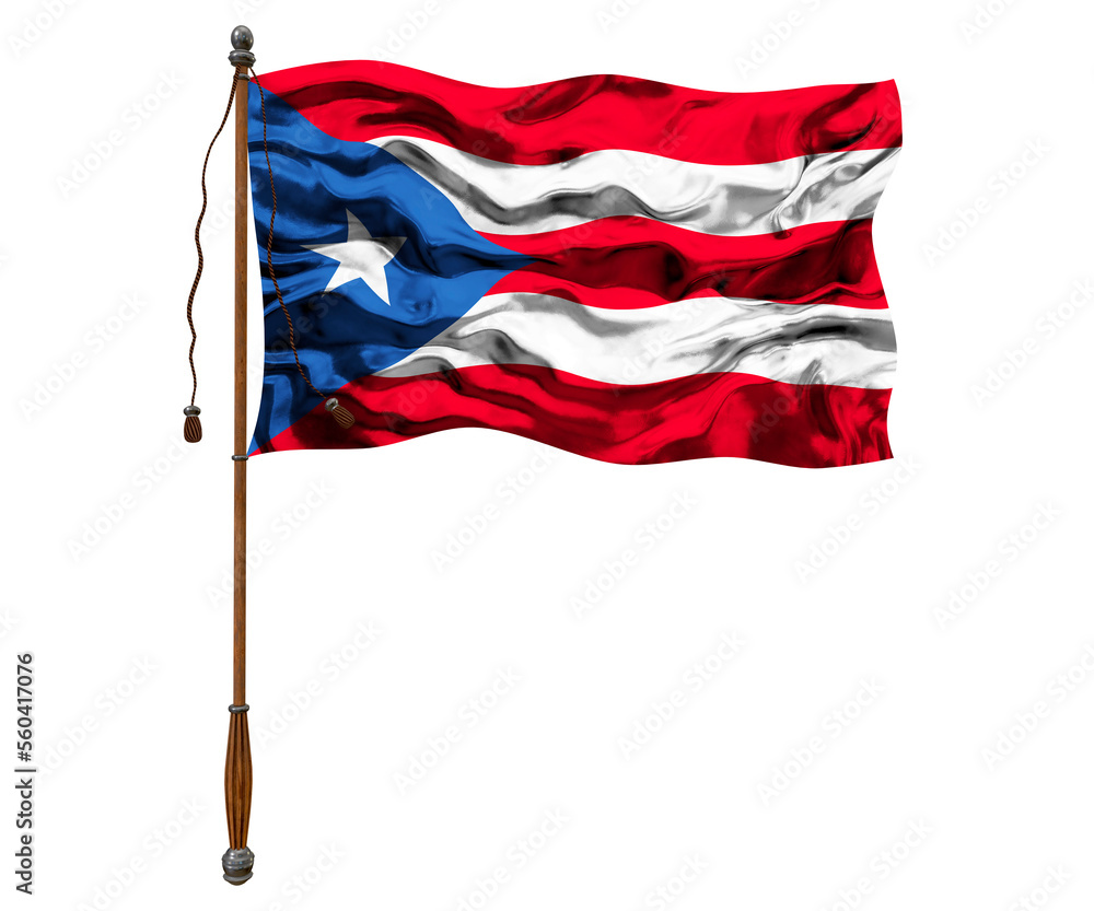 National flag of Puerto-Rico. Background with flag of Puerto-Rico. National flag of Puerto-Rico. Background with flag of Puerto-Rico.