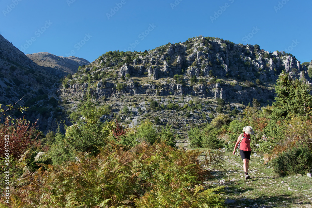 Griechenland - Zagori - Tsepelovo - Pindosgebirge - Wanderer