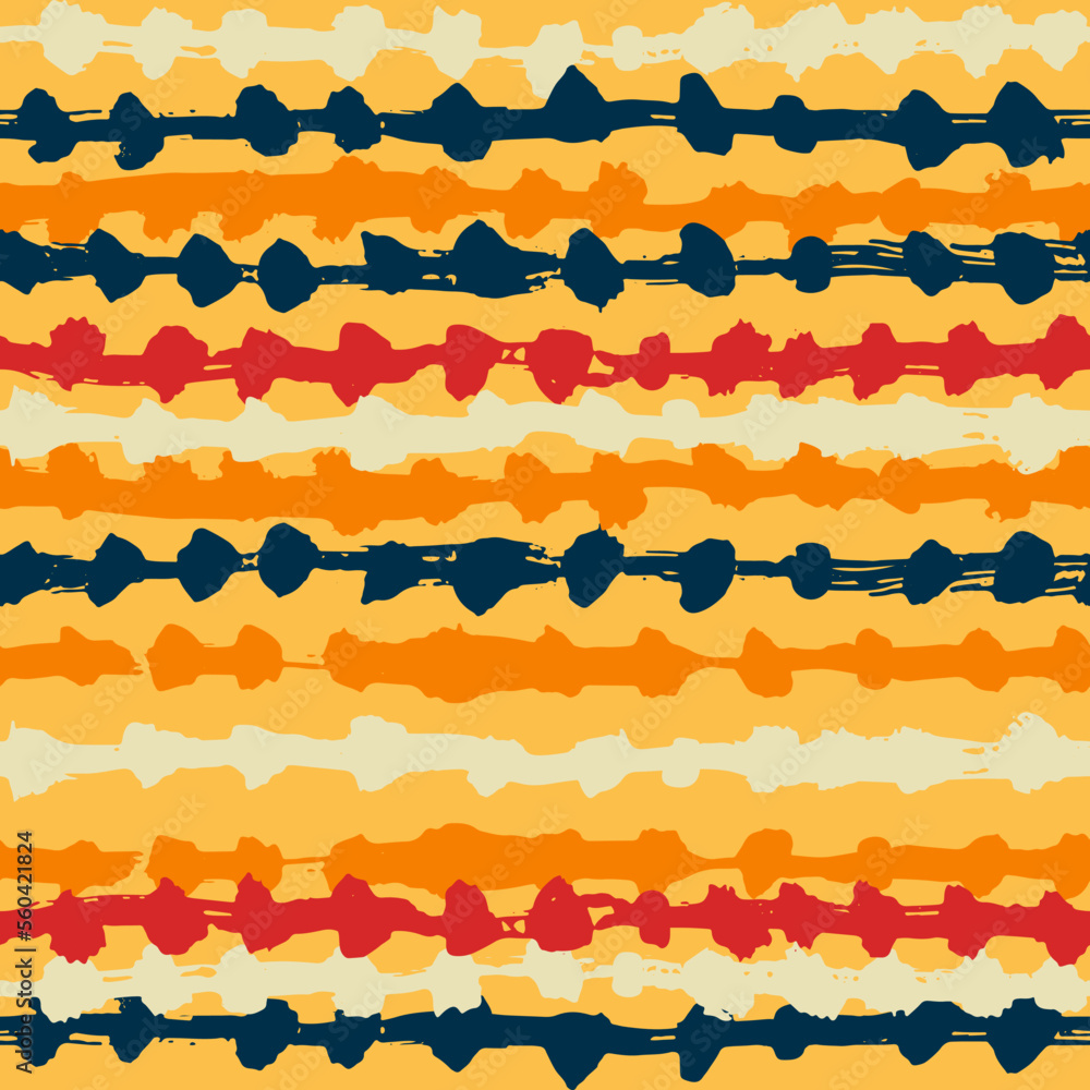Handdrawn Dry Brush Seamless Strokes with Nodes Artwork Pattern Handdrawn Dry Brush Seamless Strokes with Nodes Artwork Pattern
