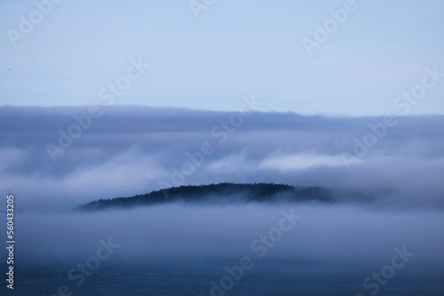 Ocean Islands in a morning mist