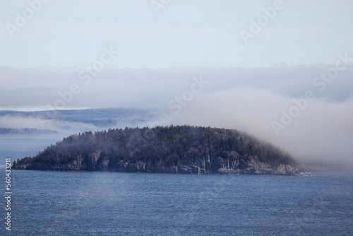 Ocean Islands in a morning mist