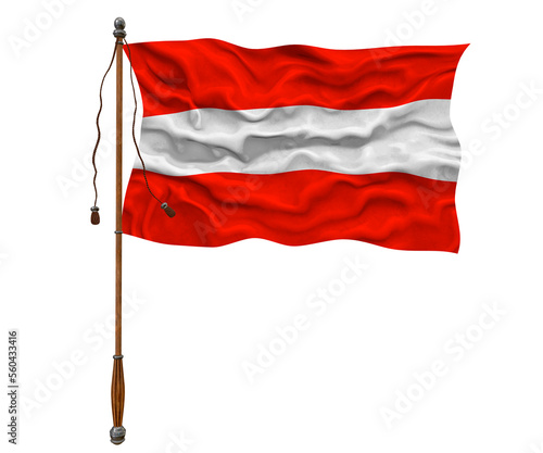 National flag of Austria. Background with flag of Austria.