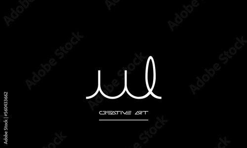 WL, LW, W, L abstract letters logo monogram photo