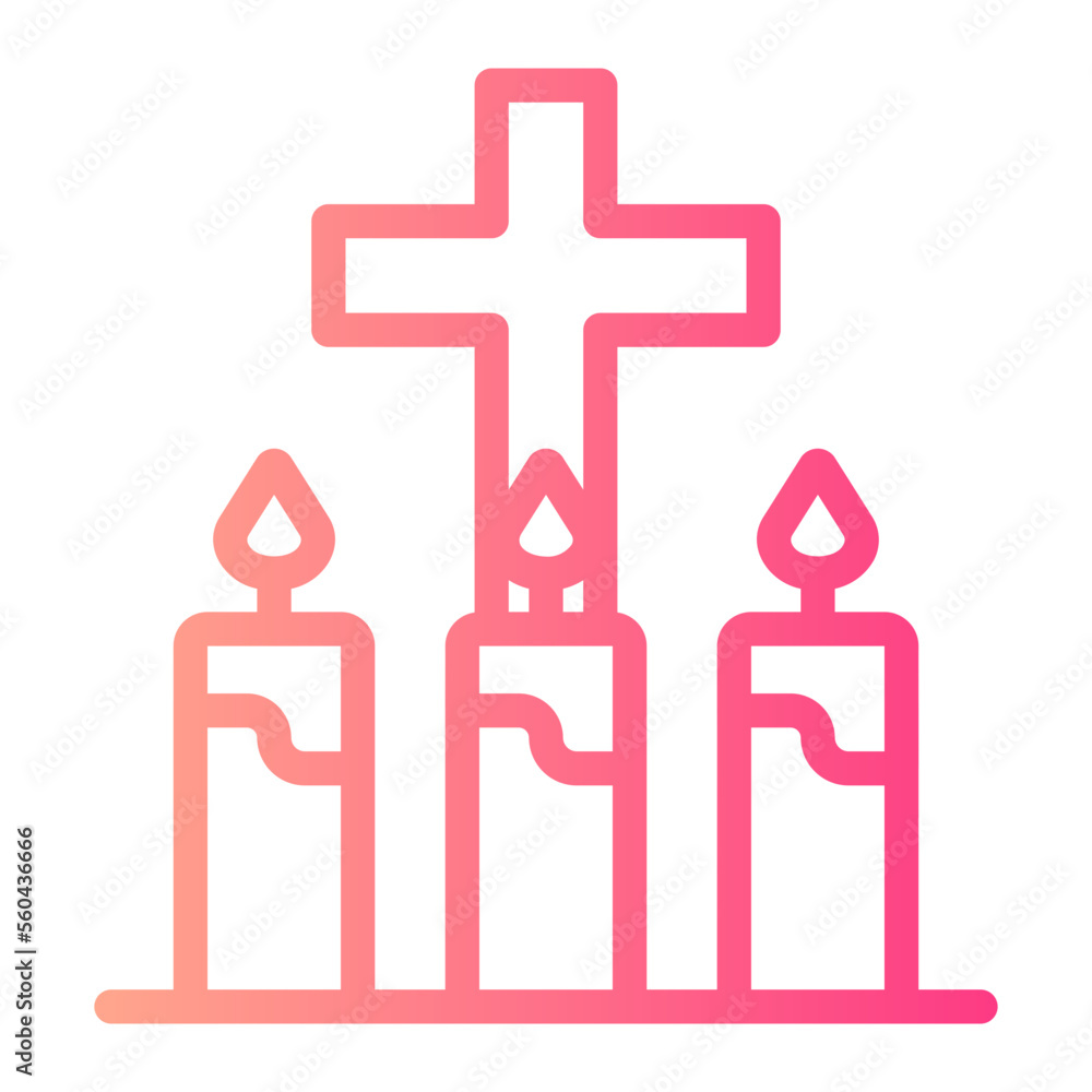 Fototapeta premium candlemas icon
