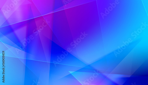 abstract blue background with triangles, lines, geometric pattern