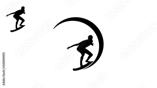 surfer silhouette