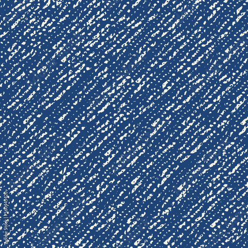 Macrame Tie Dye Seamless Pattern. Geometric Monochrome Striped Textile Imitation. Shibory Minimalism Background. Indigo Blue and Beige Contemporary Watercolor Japan Design. Ink Geometric Art Print.