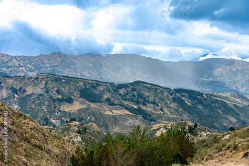 natural landscape of ecuador in south america