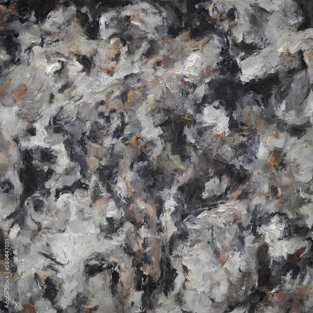 Abstract oil painting created with Generative AI.