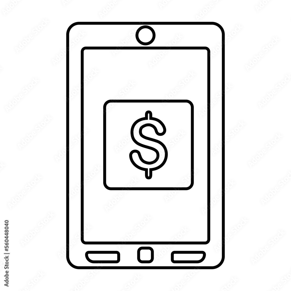 Vector Line Illustration Concept for Donate Online. Vector Line Illustration Concept for Donate Online.