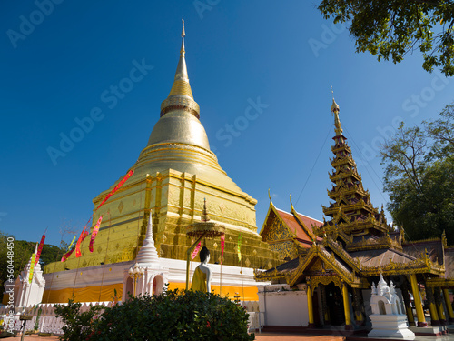 Wat Kaew Don Tao Suchadaram Temple. It is the principal Buddhist temple in Lampang. Thailand