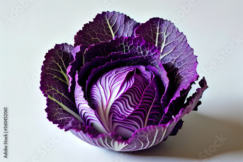 One natural Purple Cabbage