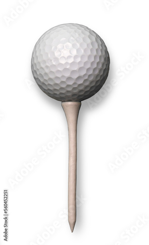Golf Ball Ready To Go