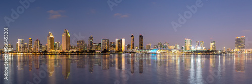 Downtown San Diego skyline with waterfront panorama in California in the United States © Markus Mainka