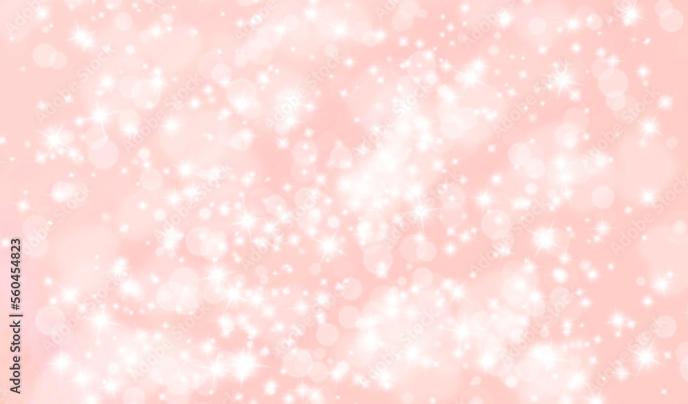 The background color follows the bokeh tone of dawn
