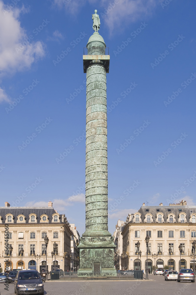 Vendome Plaza and Column, Paris, France