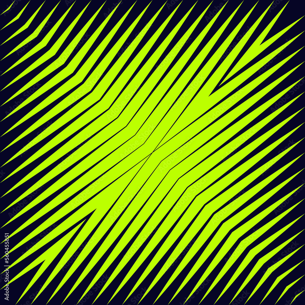 Obraz premium Halftone line background. Vector seamless pattern with diagonal lines, halftone stripes. Extreme sport style, urban art texture. Bright neon green and black color. Gradient effect. Trendy new design